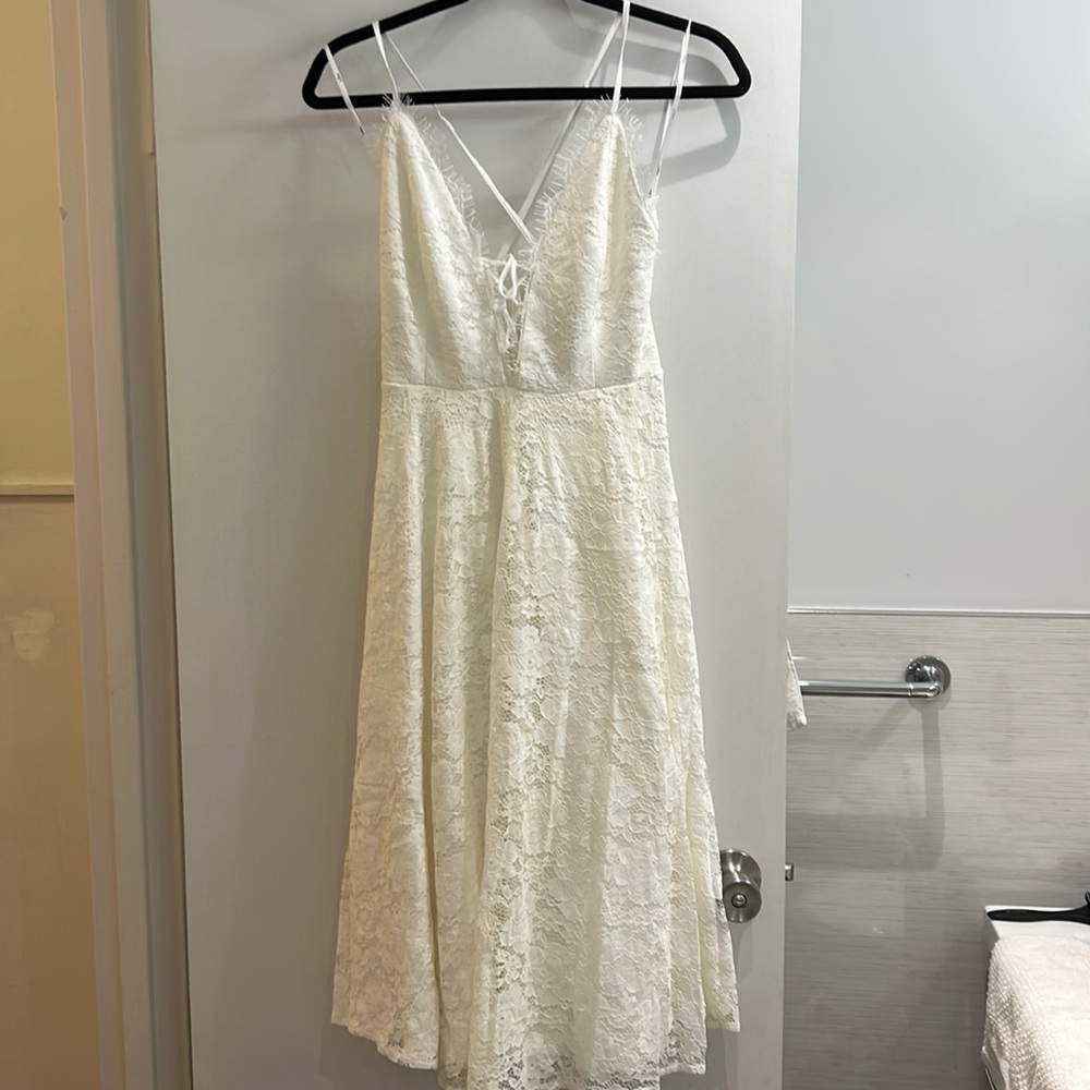 Lulus lace midi length dress